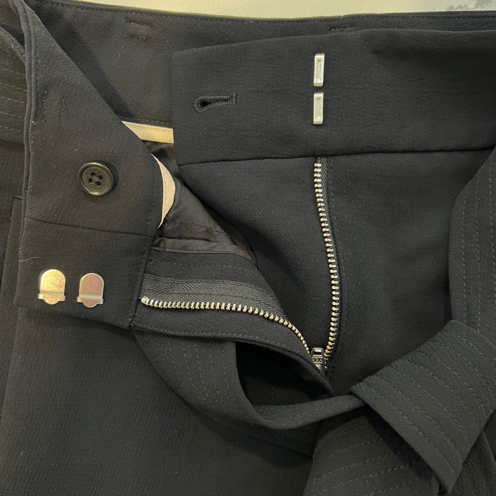 Wilfred | Geneva Crepe Tie Waist Black Dress Pants Size 0 Capsule Wardrobe - Picture 4 of 8